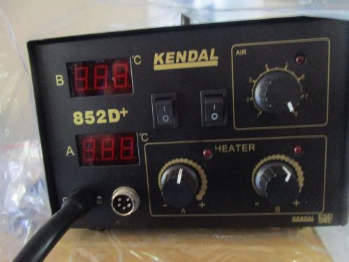 Kendal 2 IN 1 SMD HOT AIR REWORK SOLDERING IRON STATION 852D+ new