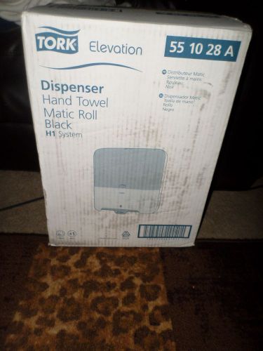 Tork Elevation Matic Roll Hand Towel Dispenser H1 System Black 551028A New