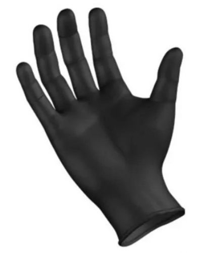 SemperForce Black Medium Gloves, Powder Free - Box of 100