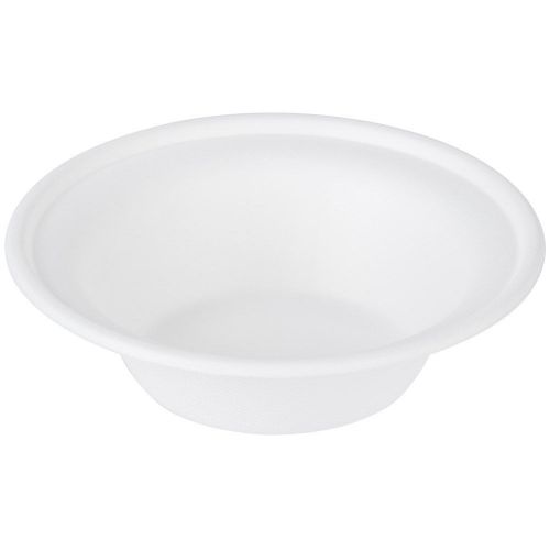 12-ounce bagasse compostable bowl, 1000-piece case for sale