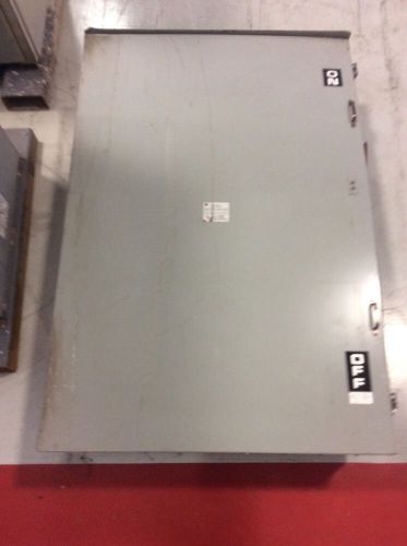 GE General Electric Safety Switch TC72367R 800 Amp 600 Volt Fusible 3R