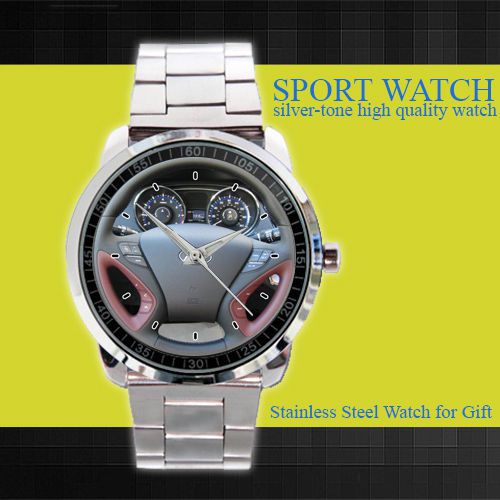 2011 Hyundai Sonata Limited Wine Steering Wheel Sport Metal Watch
