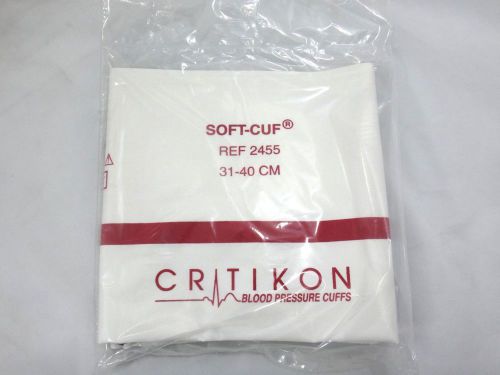 GE Critikon SOFT-CUF 2455, Large Adult, BP Cuff (SINGLE CUFF)