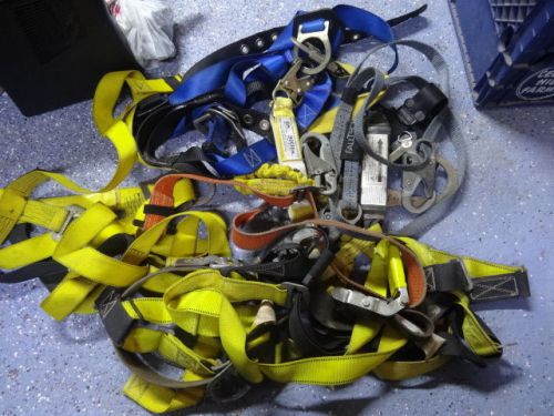 D3c Huge Lot of Various Safety Harnesses (3M,Falltech,Guardian, Buckingham)