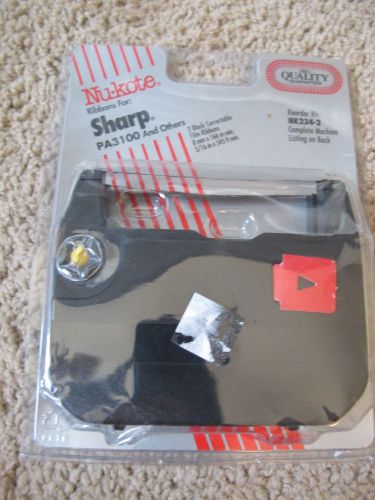 Pack of 2 two, Nukote Correctible Ribbons for Sharp