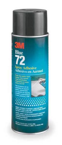 3M (72) Pressure Sensitive Spray Adhesive 72 Blue, Net Wt 17.3 oz