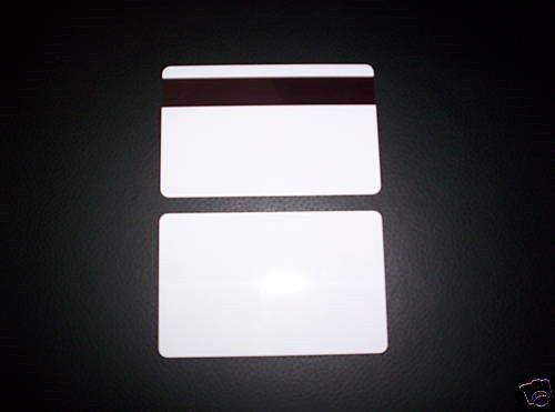 50 PVC Plastic ID Cards 30Mil Hi Co Magnetic Mag Stripe