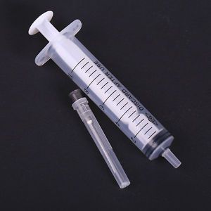 Quality 10ML Syringes Injector Plastic Nutrient Sterile Pet Medical Hydroponics