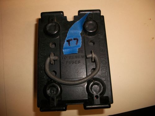 WADSWORTH 30 AMP FUSE PULL OUT WITH BLOCK PART 8038-80