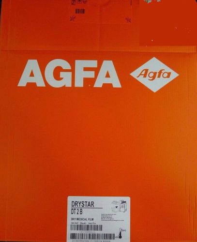 Agfa Drystar DT 2B Dry Medical Film 35 x 43 - 14 x 17&#034; 100 Sheets Ref.EKMKA asis