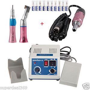 Dental Lab Marathon 35K rpm Electric Micromotor N3+2X Handpieces+10X Burs Px