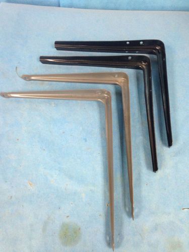 Generic 10&#034; shelf right angle bracket mounts lot of 4 for sale