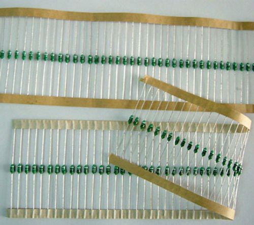 100pcs 1uH Axial Lead Color Ring Fixed Inductor 1/2W