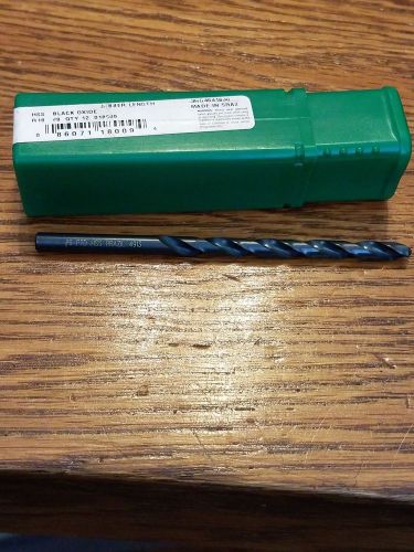 Precision Twist Drill 0180071 18009, #9, HSS, Jobber Length Drill Bits - 12 each