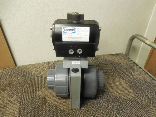 Nibco actuator w/ 2&#034; pvc socket ball valve nda 4 f04 nda4f04 new for sale