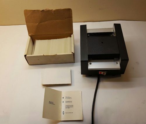 Laminator Model 5000 Includes 450 New Sheets &amp; 10 Fold Carriers Excellent Shape
