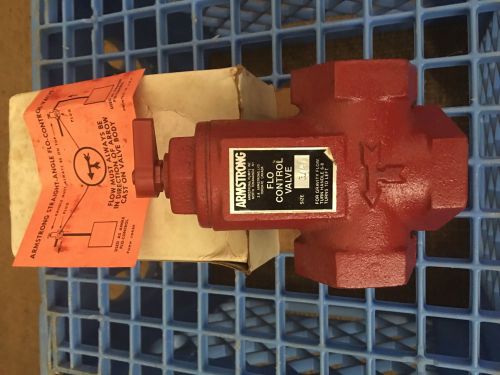 Armstrong Straight Angle Flow Control Valve 3/4&#034;