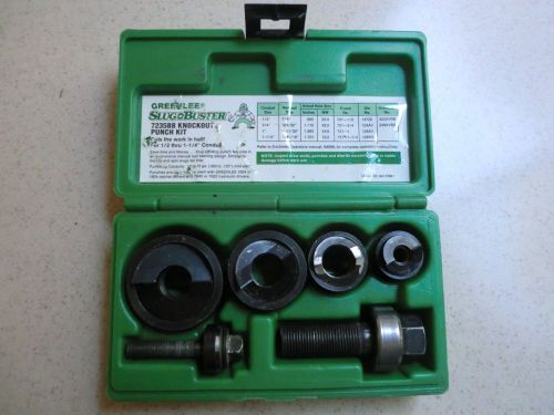 Slug Buster, 1/2&#034; to 1-1/4&#034; Knock out Punch Set, 7235 BB