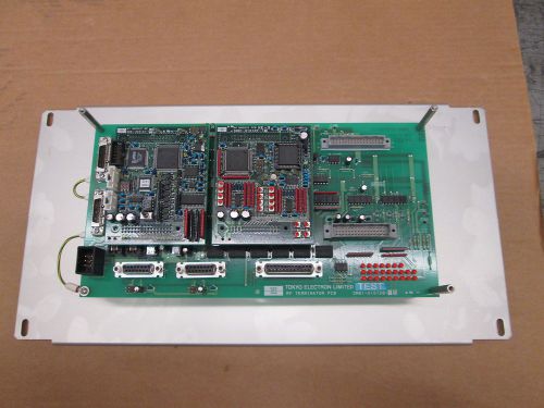 Tokyo electron tel rf terminator pcb 3m81-015728-15 w/a1 #2 &amp; a0 pcb ke-3 module for sale