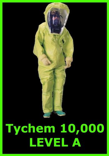 DuPont TYCHEM 10,000 * Total ENCAPSULATION SUIT  * (L) * LEVEL A * NEW Condition