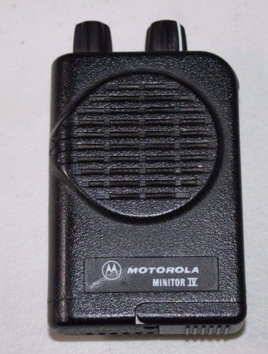 Motorola Minitor IV A03KUS7239BC 2 Channel VHF High Band 143-174 MHz Pager     J