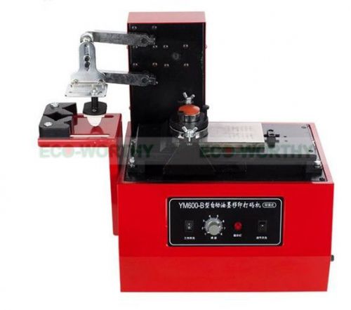 220v ym600-b electric pad printer printing machine for logo date batch number for sale