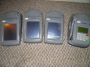 First Data Credit Card Terminals 3 FD 300 and 1 FD 200 For Parts/ Repair