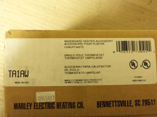 New Marley Electric 1 Pole Base Board Heater Thermostat 22 Amps 277V TA1AW