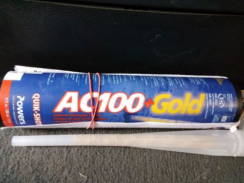 Powers Fasteners AC100+ Gold Quik-Shot 10 Oz Anchoring Adhesive, Epoxy. 2 tubes