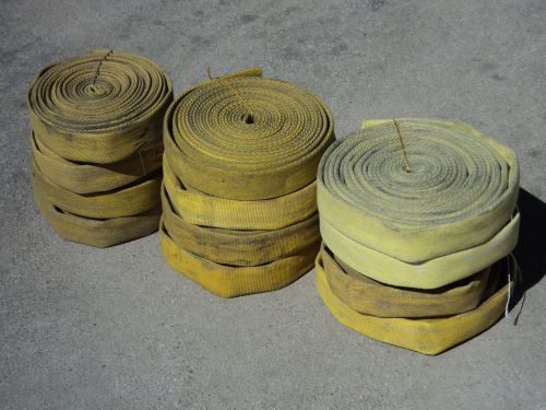 Firehose 24 ft, 1.75” wide, 1” id, boat dock bumper, rope line chafe guard for sale