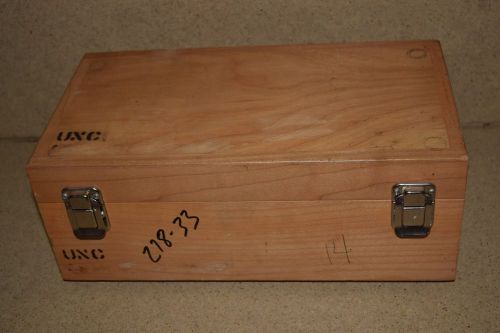 ++ WOOD HARD EQUIPMENT CARRYING CASE - 12X6X3&#034; INSIDE (9i)