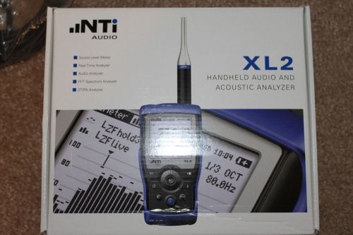 Nti audio and acoustic analyzer outfit for sale