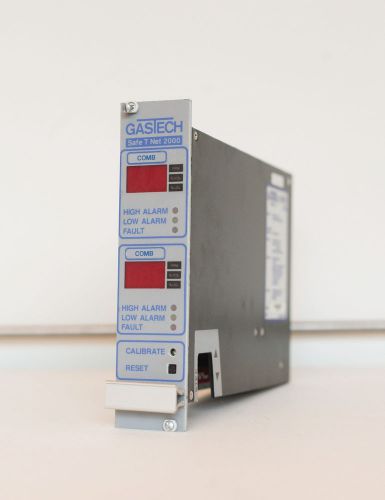 Thermo gastech safe-t-net 2000 gas monitor / two channel controller card for sale