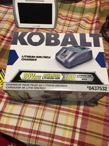 Kobalt Lithium Ion Nicd Charger 20v Max Brand New In Box