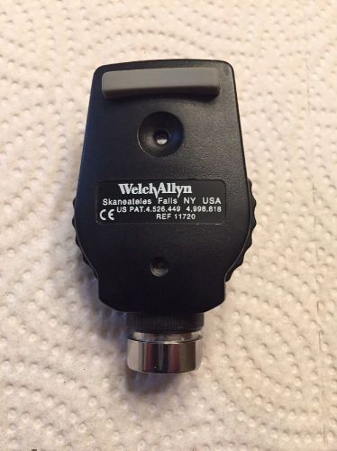 Welch Allyn 11720 Halogen Coaxial Ophthalmoscope Head 3.5v