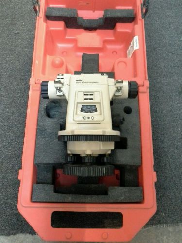 Used David White Instruments LT8-300P Transit Level Optical Plummet W/ Case