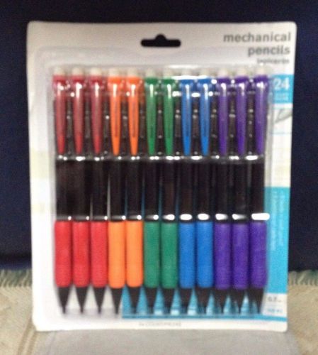 Pack of 24 Mechanical Pencils WALMART Colors .7mm Lead UPC 724328860305