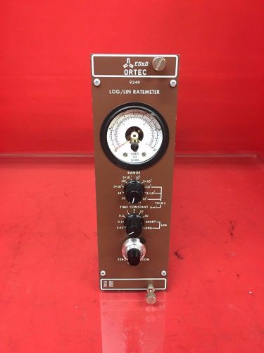 EG&amp;G Ortec - Log/Lin Ratemeter -9349 - 449 ZERO - AS IS - Unable to Test