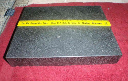 Black Granite Surface Plate -2&#034;X 9&#034; x 12&#034;Machinist/used/ nice