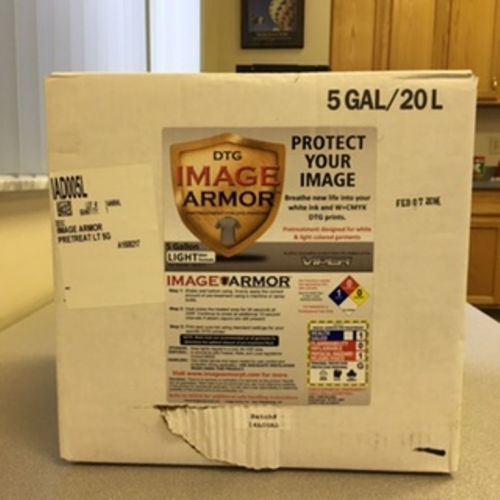 Image Armor DTG Pretreatment for Light Garments 5 gallons Direct to Garment