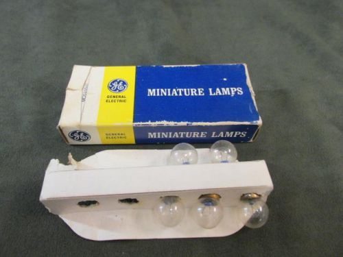 Lot of (5) NEW GE 55 Miniature Lamps Light Bulbs