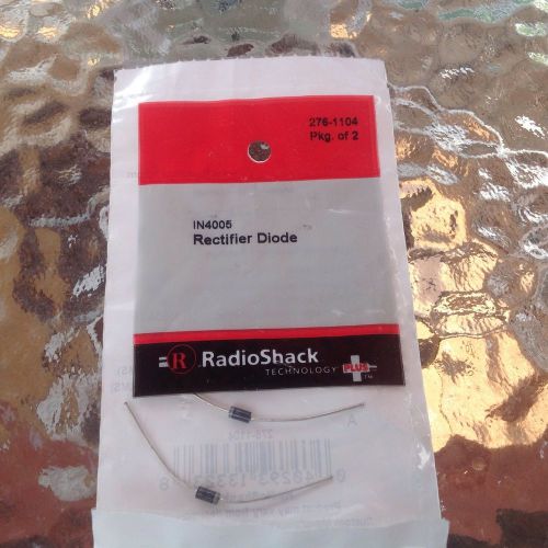 IN4005 Rectifier Diode #276-1104 By RadioShack