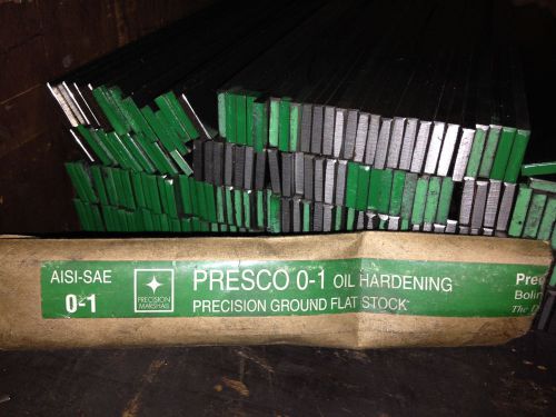 10pc lot 5/32&#034; or 5/16&#034;  x 1&#034; x 10 1/4&#034;  ground flat stock o1 oil hard steel for sale