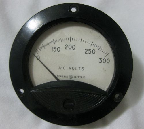 General Electric A-C Volt Panel Meter 0-300-1960&#039;s