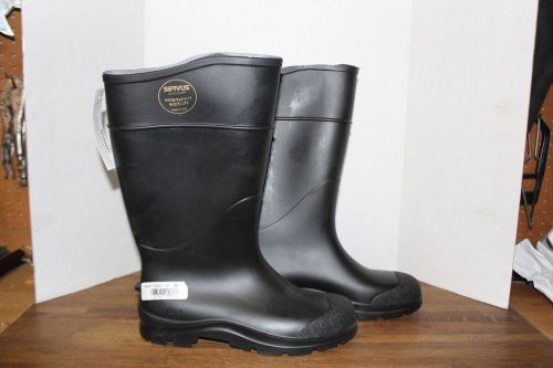Servus Industrial Footwear Neoprene Rubber Boots w Steel Toe, High Tops, Men&#039;s 9