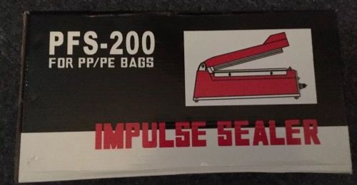 Pfs-200 for bags impulse sealer for sale