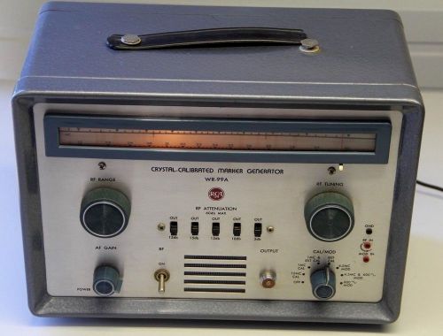 Vintage RCA Crystal Calibrated Marker Generator Model WR-99A - Very Nice See Pix