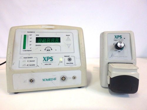 Xomed xps 2000 microsector power console w/ xps irrigator pump 18-95500 medical for sale