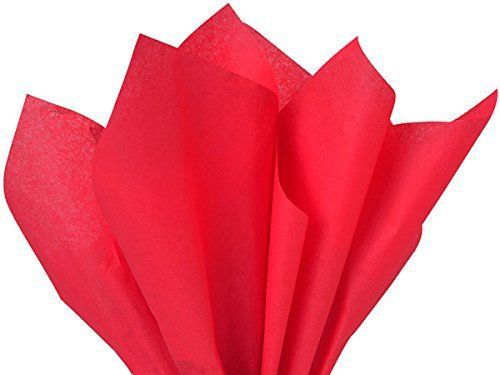 1 X Red Tissue Paper 20&#034; X 30&#034; 48 Sheet Pack Soft Premium Tissue Paper New