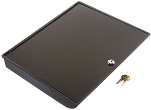 Buddy Products Coin And Bill Tray With Metal Security Lid, 11.5 X 2 X 14.375
